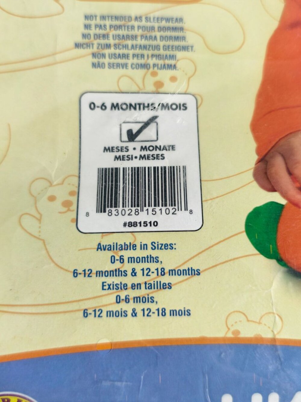 Lil Pumpkin Baby Costume 0-6 Months Softn Cuddly  Jumper Hat  Booties Halloween - Picture 4 of 6